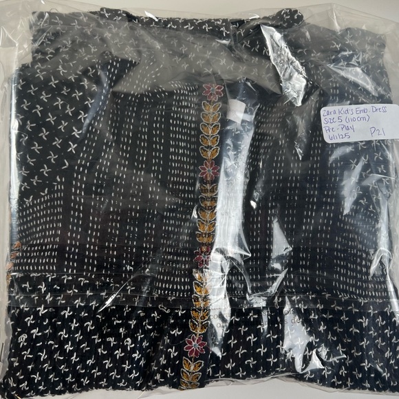 Zara Embroidered Cross Stitch Dress - Picture 10 of 10